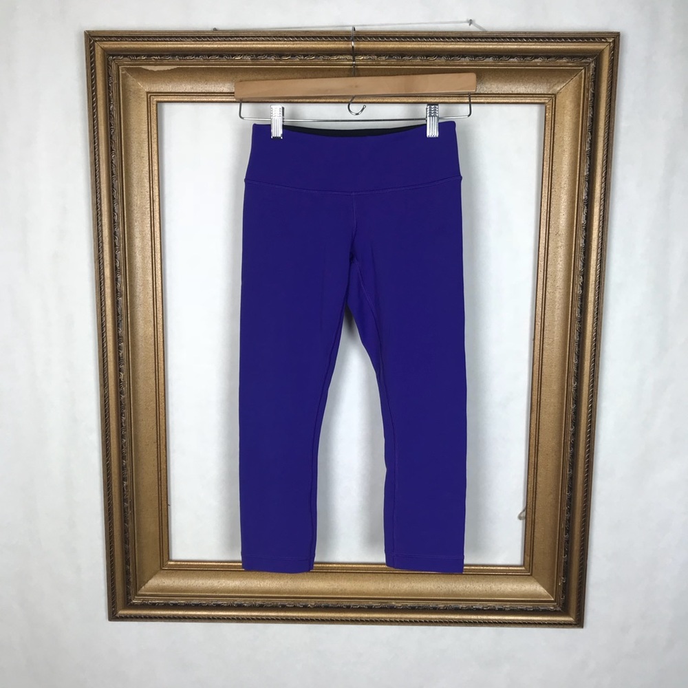 LULULEMON purple black reversible wonder under, 4